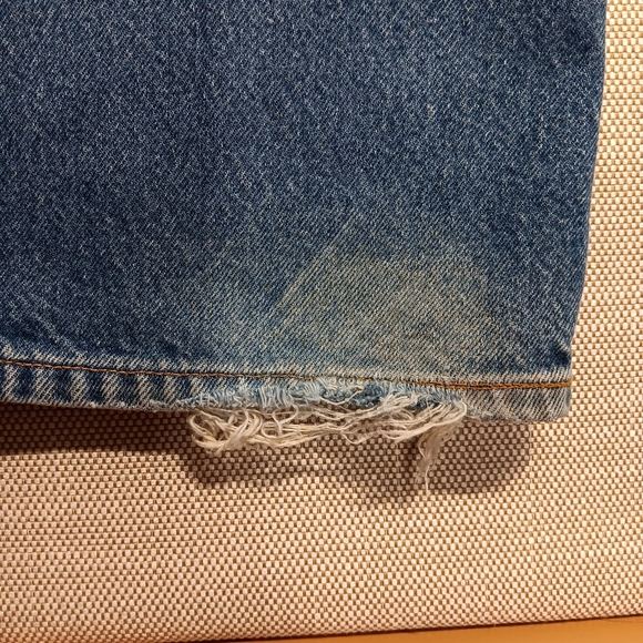 Vintage made in USA Levi's 517, 38x32, Distressed Blue denim, Good condition - Picture 7 of 9
